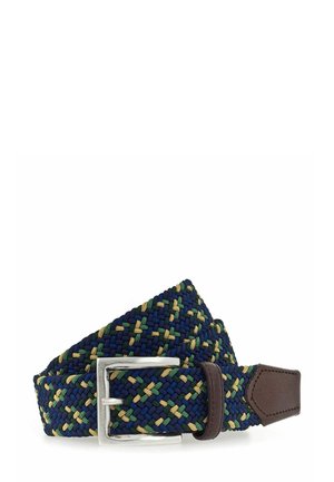LUCA - Ceinture tressée - navy-light green