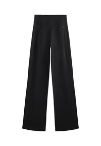 STRAIGHT-LEG HIGH RISE WARM - Pantaloni de trening - black