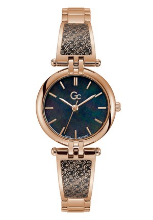 GC LOGOCHIC - Orologio - Black/rose gold-coloured