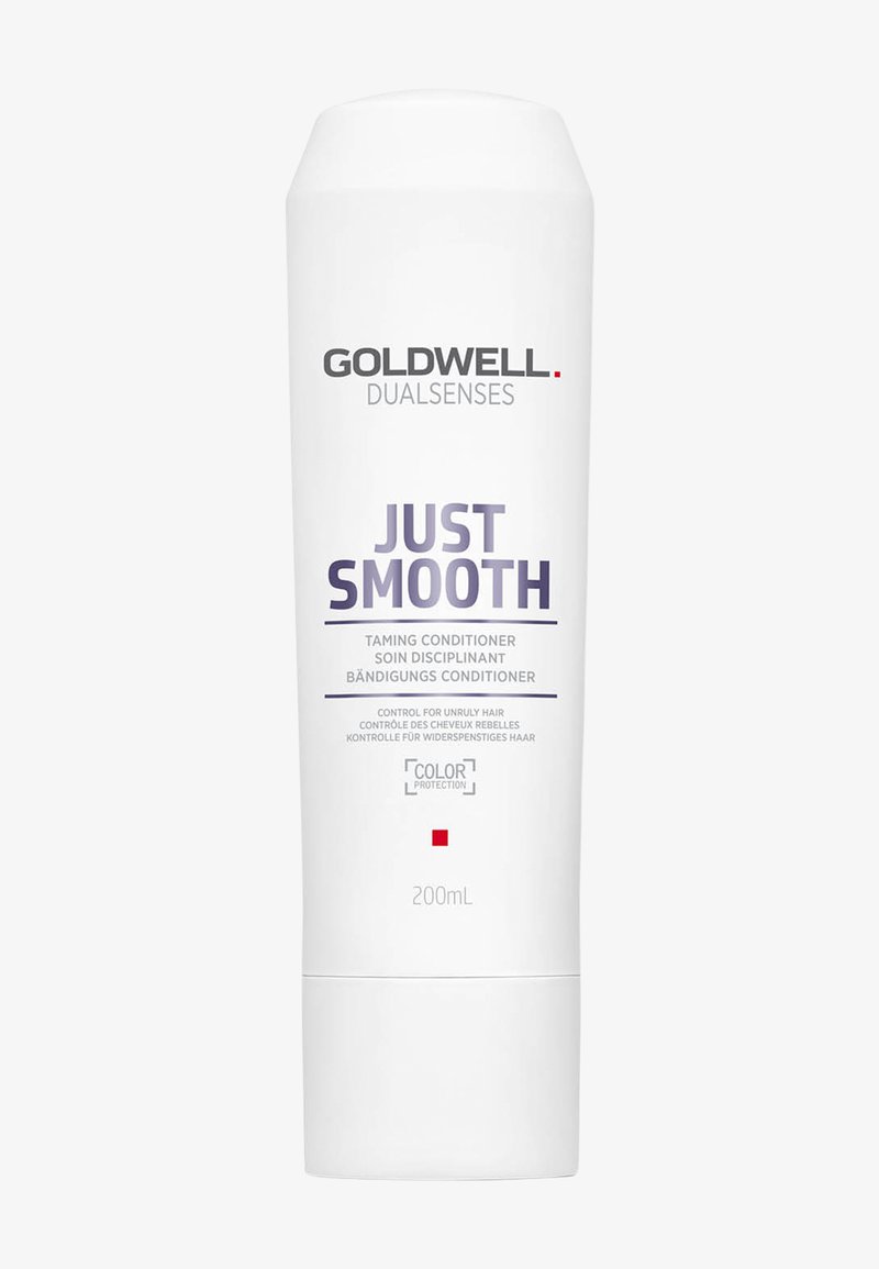 Goldwell Dualsenses Just Smooth taming conditioner bottle for unruly hair, color protection, 200ml.