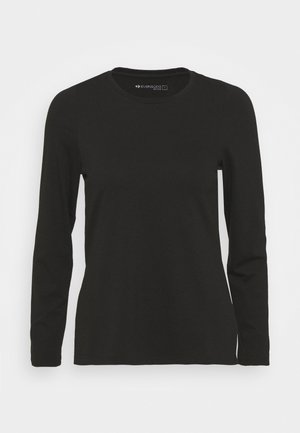 Top s dlouhým rukávem - black