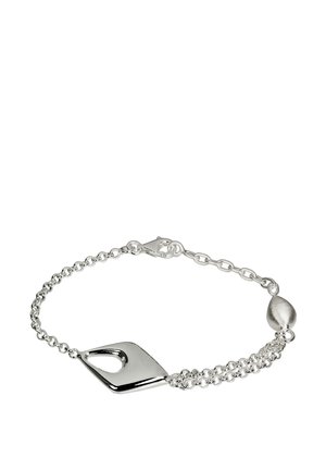 MATT UND POLIERT - Armband - silberfarben