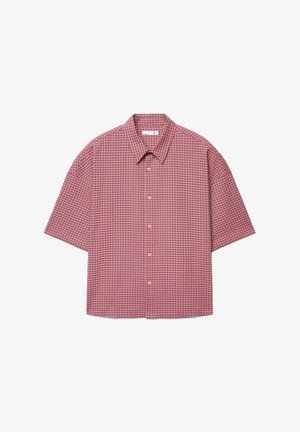 Terranova, MC QUADRI - Camicia - var rosso