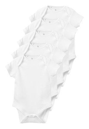 Next, 5 PACK SHORT SLEEVE  - T-shirt basic - white
