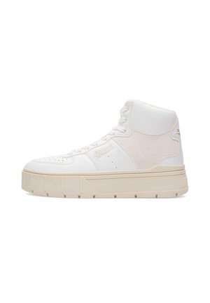 COZY HIGH - Botines con cordones - white