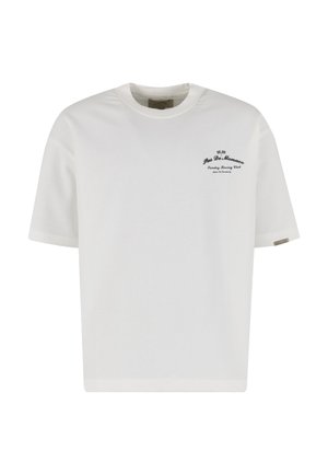 Pas de Monaco, SLANTED T-SHIRT - Majica kratkih rukava s printom - off white