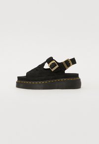 DUNNET - Sandali con plateau - black