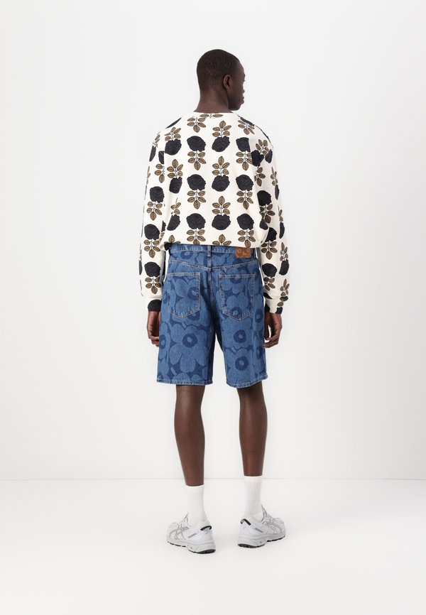 MARSSI UNIKKO UNISEX - Denim shorts - mid indigo4