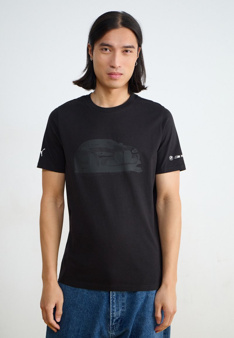 Puma - BMW GRAPHIC TEE - Print T-shirt - black, Enlarge