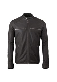 Leather jacket - black