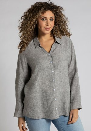 Overhemdblouse - light gray-mottled