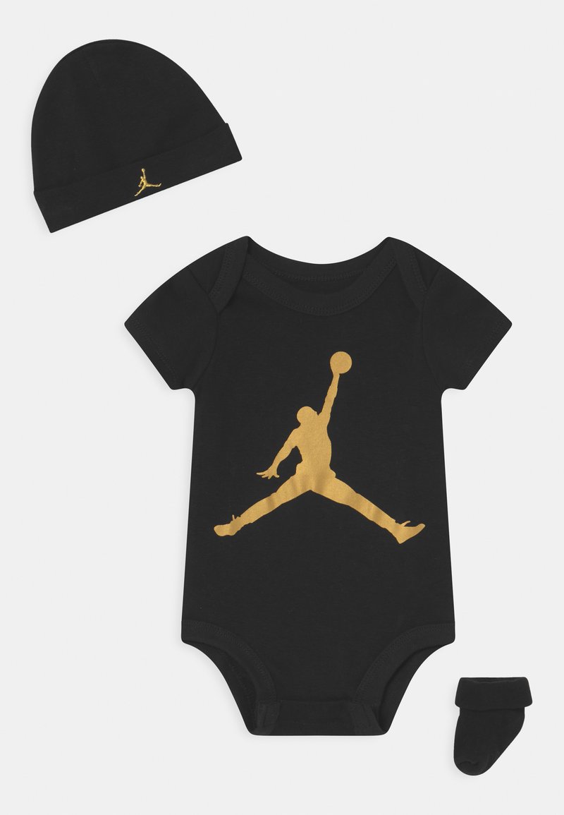 Jordan JUMPMAN BOOTIE UNISEX SET - Bodi - black/gold