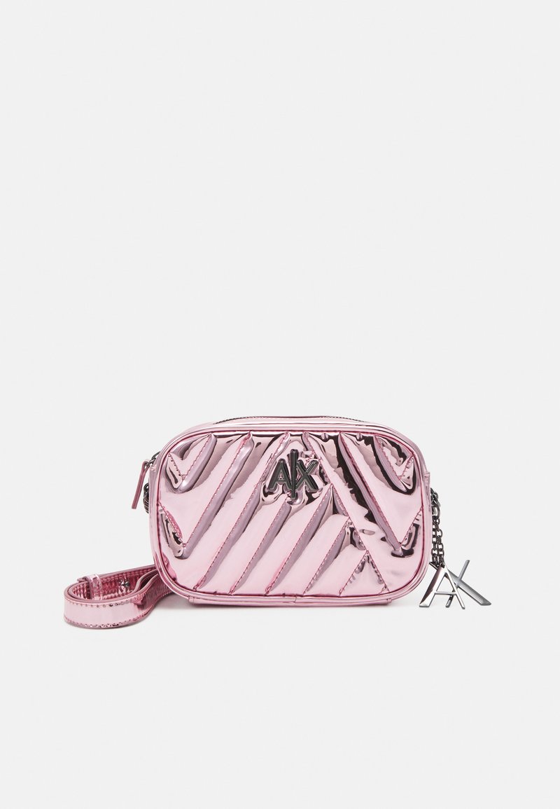 Armani Exchange CAMERA CASE Sac bandoulière rosa chiaro/rose