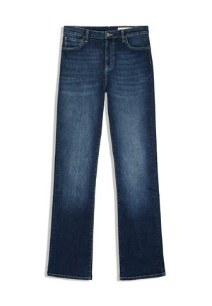 Bershka, FLARED - JEANS - Jean flare - blue denim