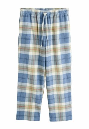 REGULAR FIT - SIGNATURE NOVA FIDES LONG CHECK  - Pizsama alsók - light blue