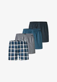 Unselected, grau blau dunkelblau