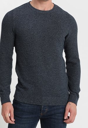 Selected, Strickpullover - mottled dark blue