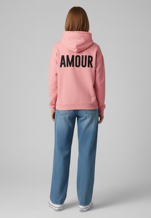 AMOUR EMBROIDERY HEAYVWEIGHT UNISEX  - Sweater - pink