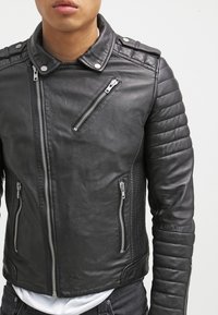 Serge Pariente Giacca di pelle - black