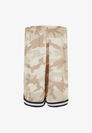 Beez žakardi lühiüksikud, millel on võrgustruktuur, viimistle kartusaastus ja elastne vöökoht.