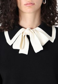 YAS Tall YASJOSIE BOW - Trui - black/white