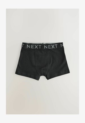 Mustad muste meeste bokserid, valmistatud pehmest kangast. Omavad laia elastset vöökohta, millel on hallis trükitud "NEXT". Lühikesed säärted ja keha lähene disain.