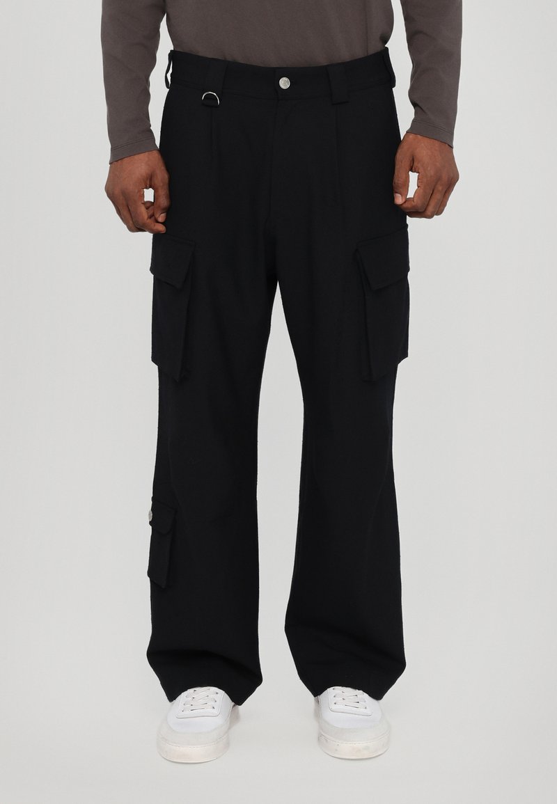Won Hundred - SILAS - Pantalon cargo - black, Agrandir