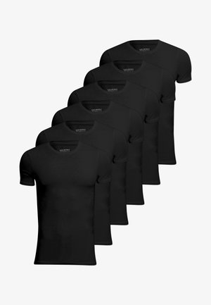 JBS, 6 PACK BLØD O HALS FSC - Undertrøjer - black