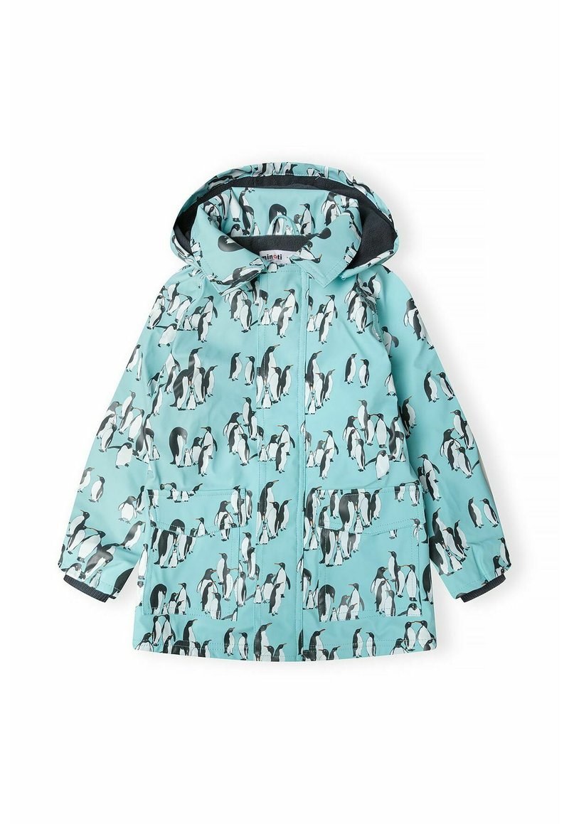 MINOTI SHOWER RESISTANT RAIN MAC - Vodoodporna jakna - light blue