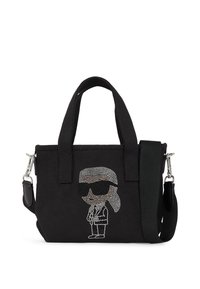 IKON SMALL RHINESTONE - Bevásárlótáska - black