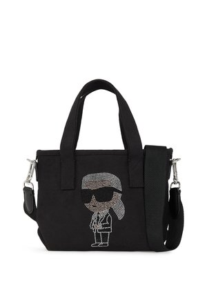 KARL LAGERFELD IKON RHINESTONE SM SHOPPER - Bolso shopping - black