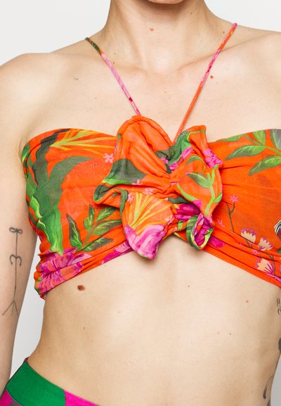 Farm Rio ROMANTIC GARDEN - Top -  orange