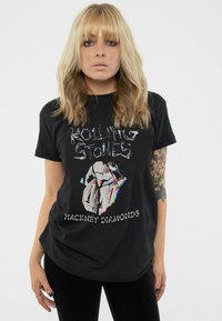 Paradiso Clothing THE ROLLING STONES HACKNEY DIAMONDS FADED - Print T-shirt - black
