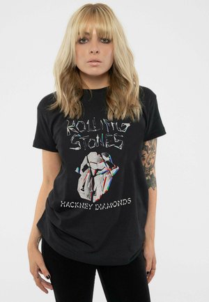 Paradiso Clothing THE ROLLING STONES HACKNEY DIAMONDS FADED - Print T-shirt - black