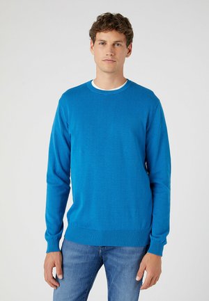 Wrangler CREWNECK - Strickpullover - deep water