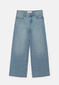 Abercrombie & Fitch ULTRA WIDE LEG - Blugi loose fit - clean light