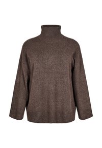 Zizzi Stickad tröja - bracken mel