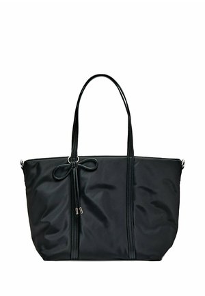 WITH BOW - Shopping Bag - black