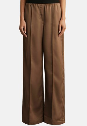 Reiss ELSIE WIDE LEG ELASTIC WAIST  - Housut - taupe neutral