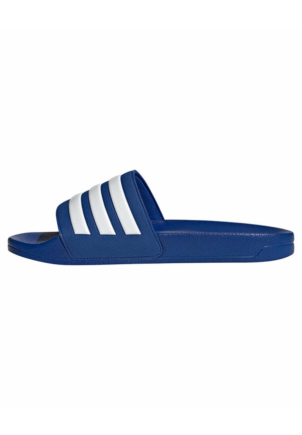 ADILETTE SHOWER - Pool slides - marine weiß