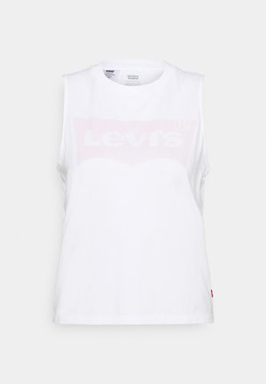 GRAPHIC BAND TANK - Top - white