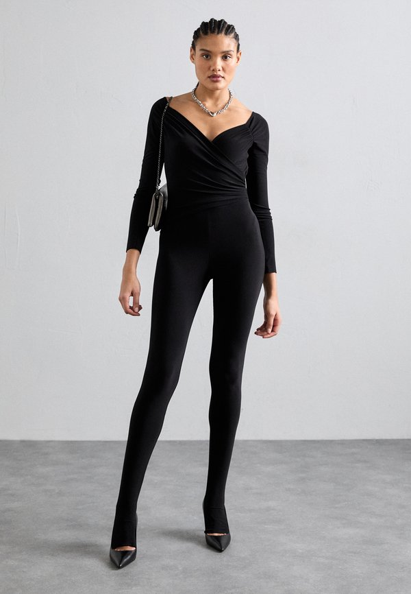 OFF SHOULDER SWEETHEART CATSUIT FOOTIE - Jumpsuit3
