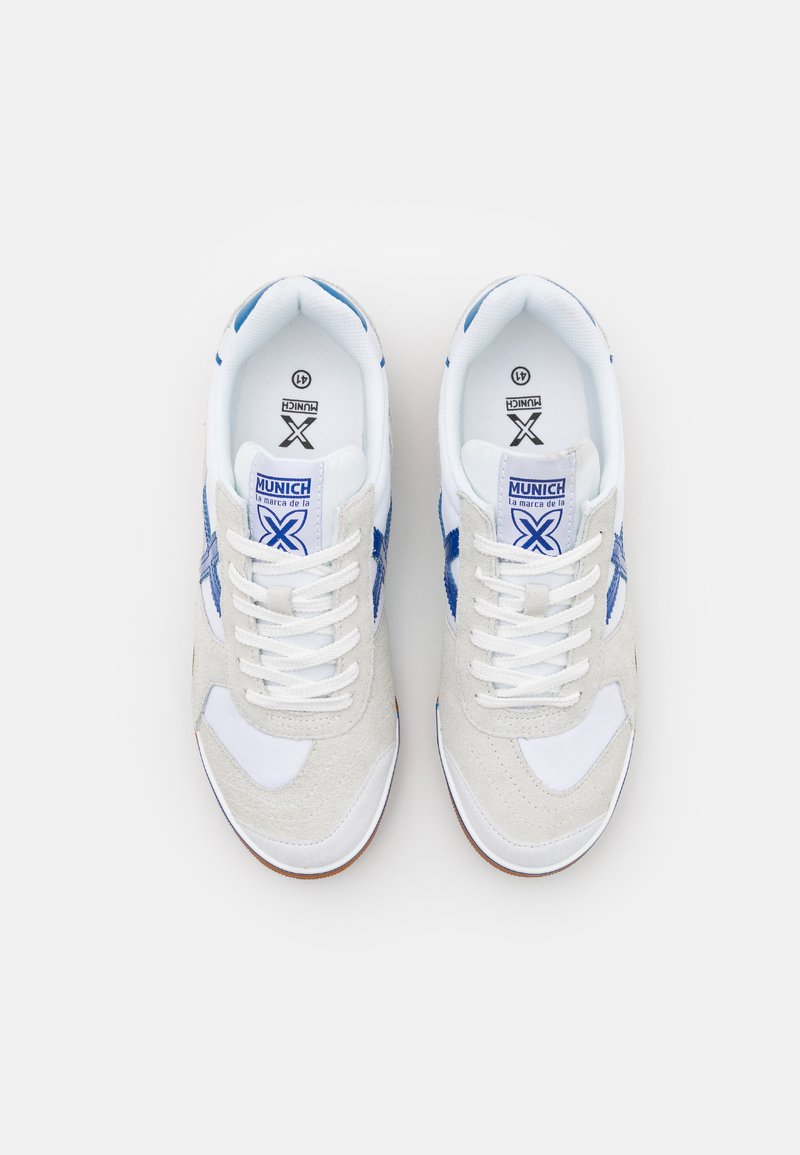 Herren Laufschuhe | Munich GRESCA Fußballschuh Halle white/blue/weiß - IO99569 Herren Laufschuhe | Munich GRESCA Fußballschuh Halle white/blue/weiß - IO99569