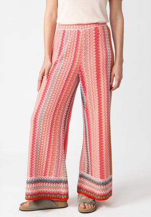 Trousers - coral