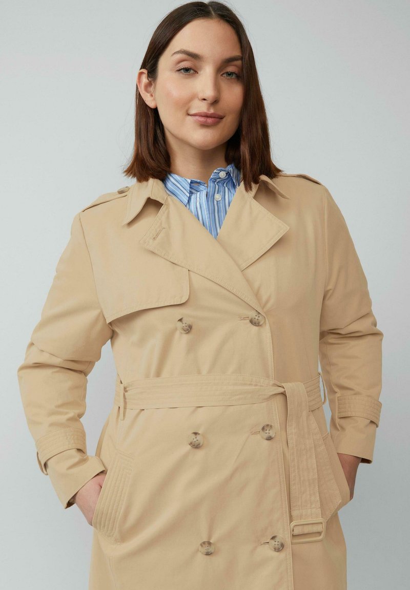 Zalando S Oliver Trenchcoat Classic Coat Navy/black Zalando