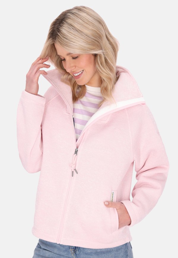Fleecejacke - rose melange