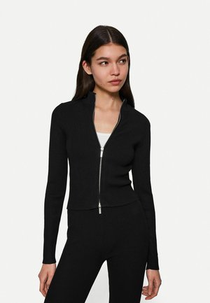 Bershka Neuletakki - black