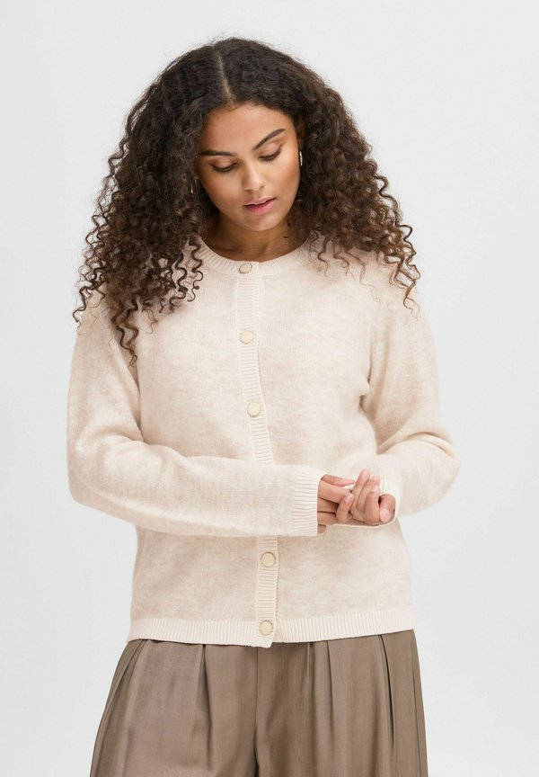 FRELVIRA - Cardigan - limestone melange