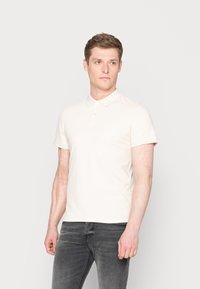 TOM TAILOR BASIC WITH CONTRAST - Polo - soft buttercream