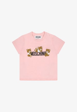 MOSCHINO, T-shirt con stampa - pink